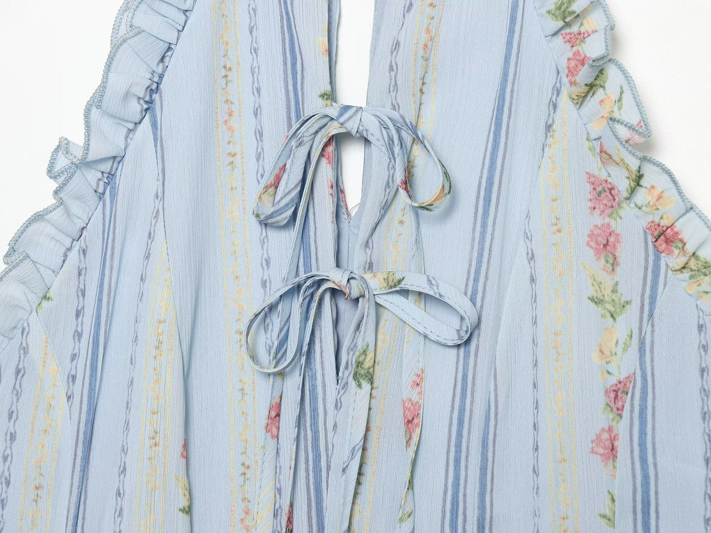Women's floral print Halter neck mini dress