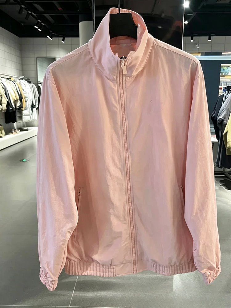 Women's new casual zipper collar thin coat