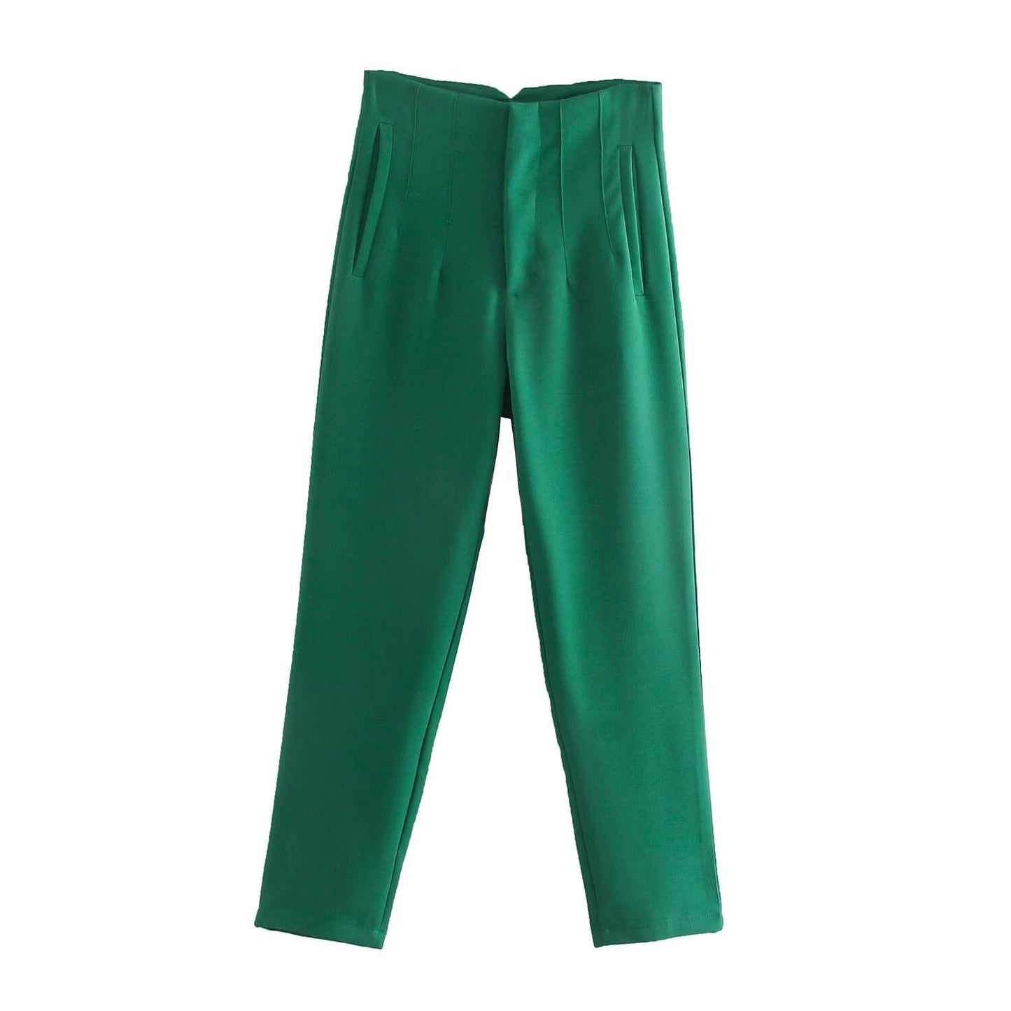 2026 Women's multi-color pleated high waisted pants