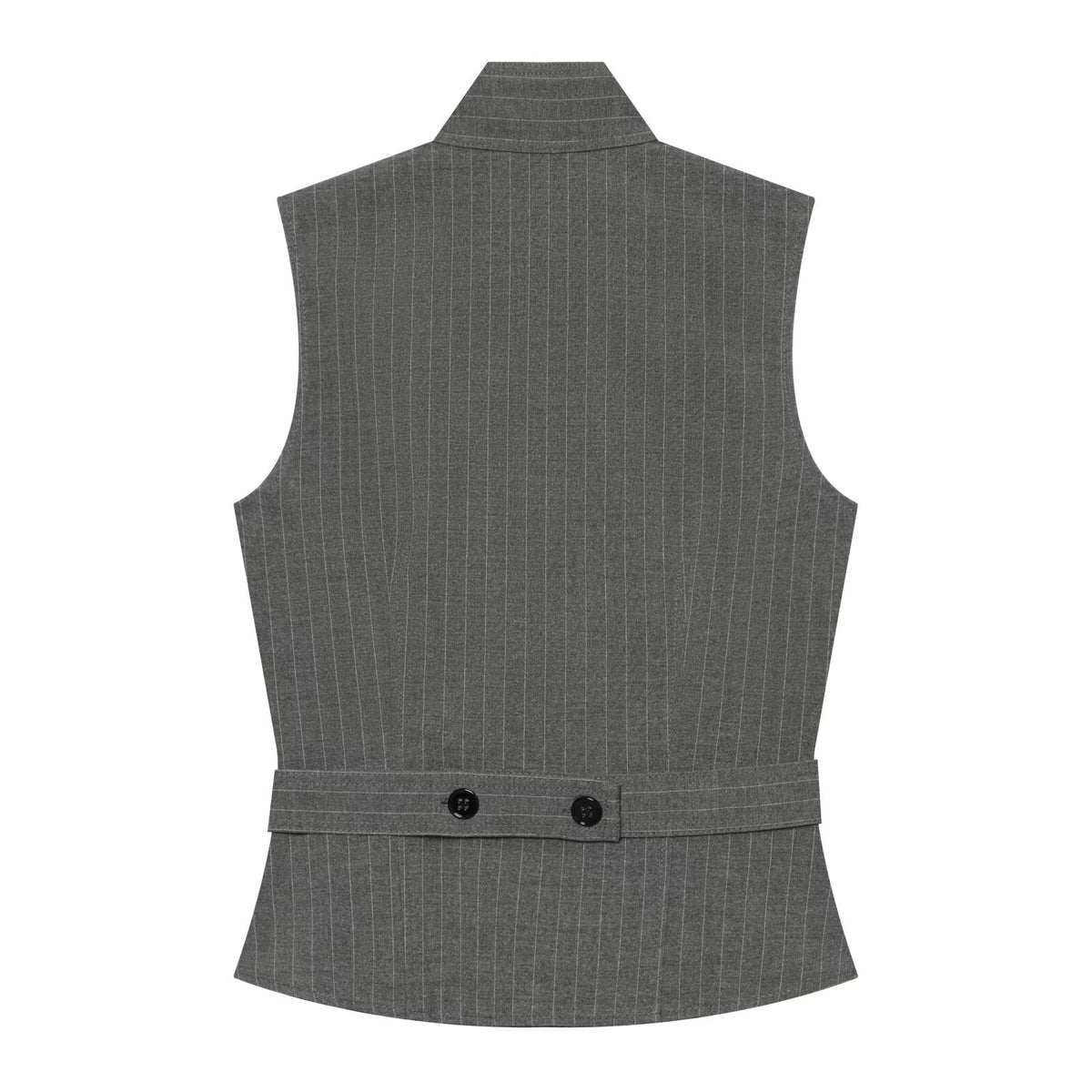 Women's casual double breasted striped top