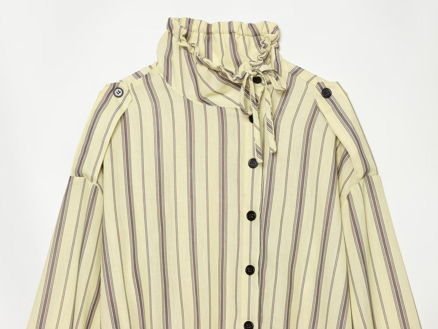 suit Women's 2 pieces casual striped linen blend Coat+Pants