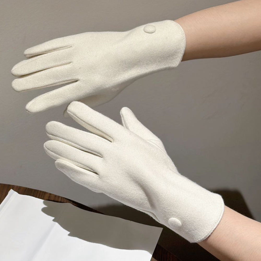 LU Women's new warm touch-screen gloves