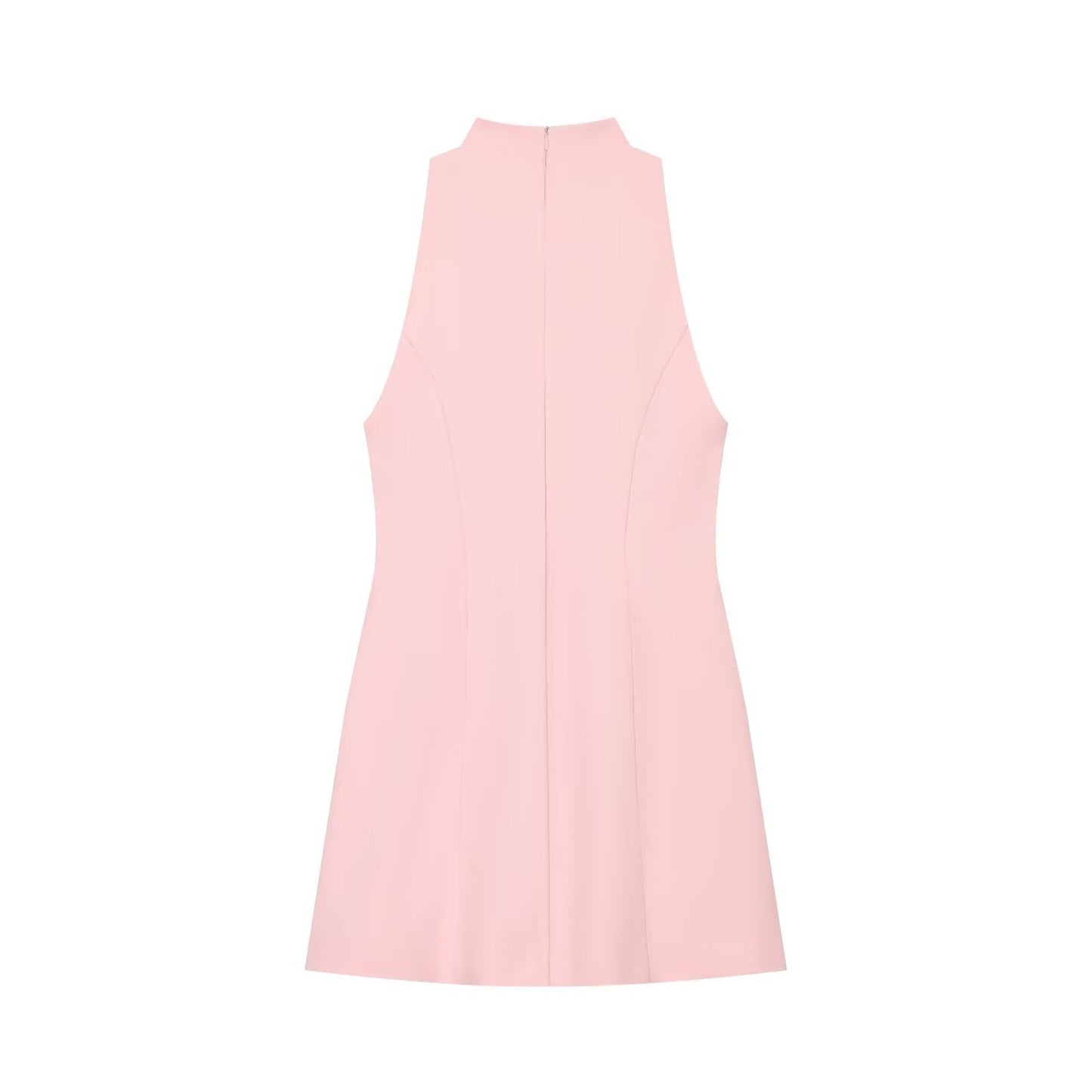 Women's opening design slim mini dress