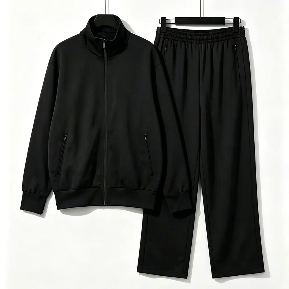 New sports and leisure collar coat trousers suit