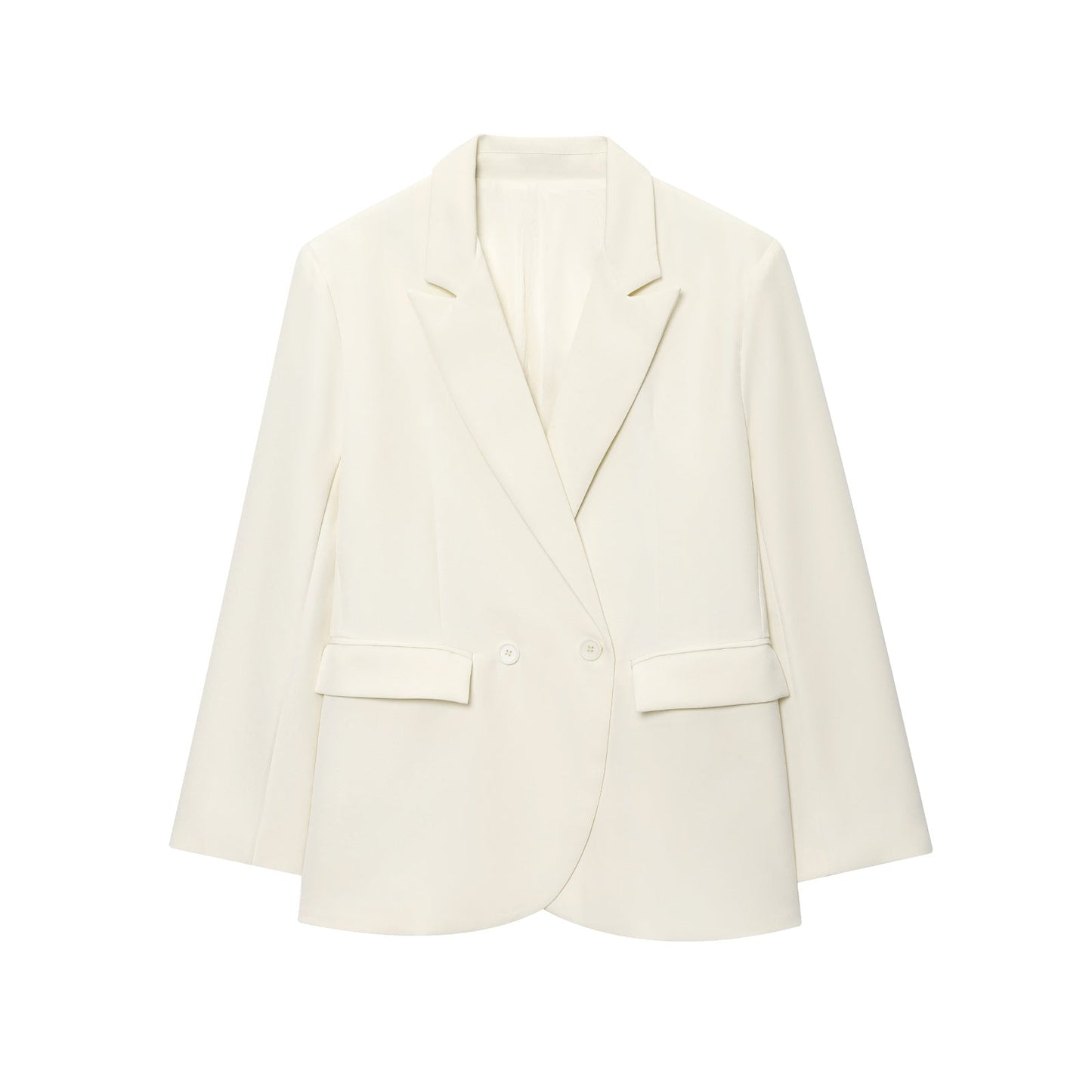 suit Women's 2 pieces loose double breasted Blazer Coat +Pants