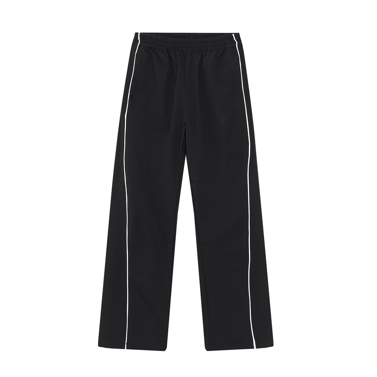 suit Women's 2 pieces contrasting color trimmed stand collar Coat+pants