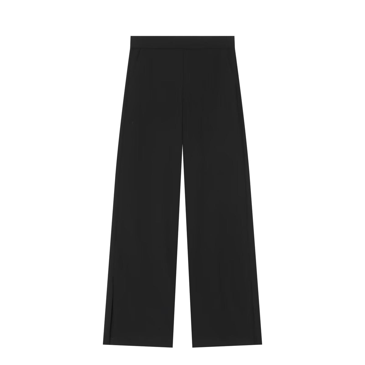 suit Women's 2 pieces contrasting color stitching lapel shirt+pants