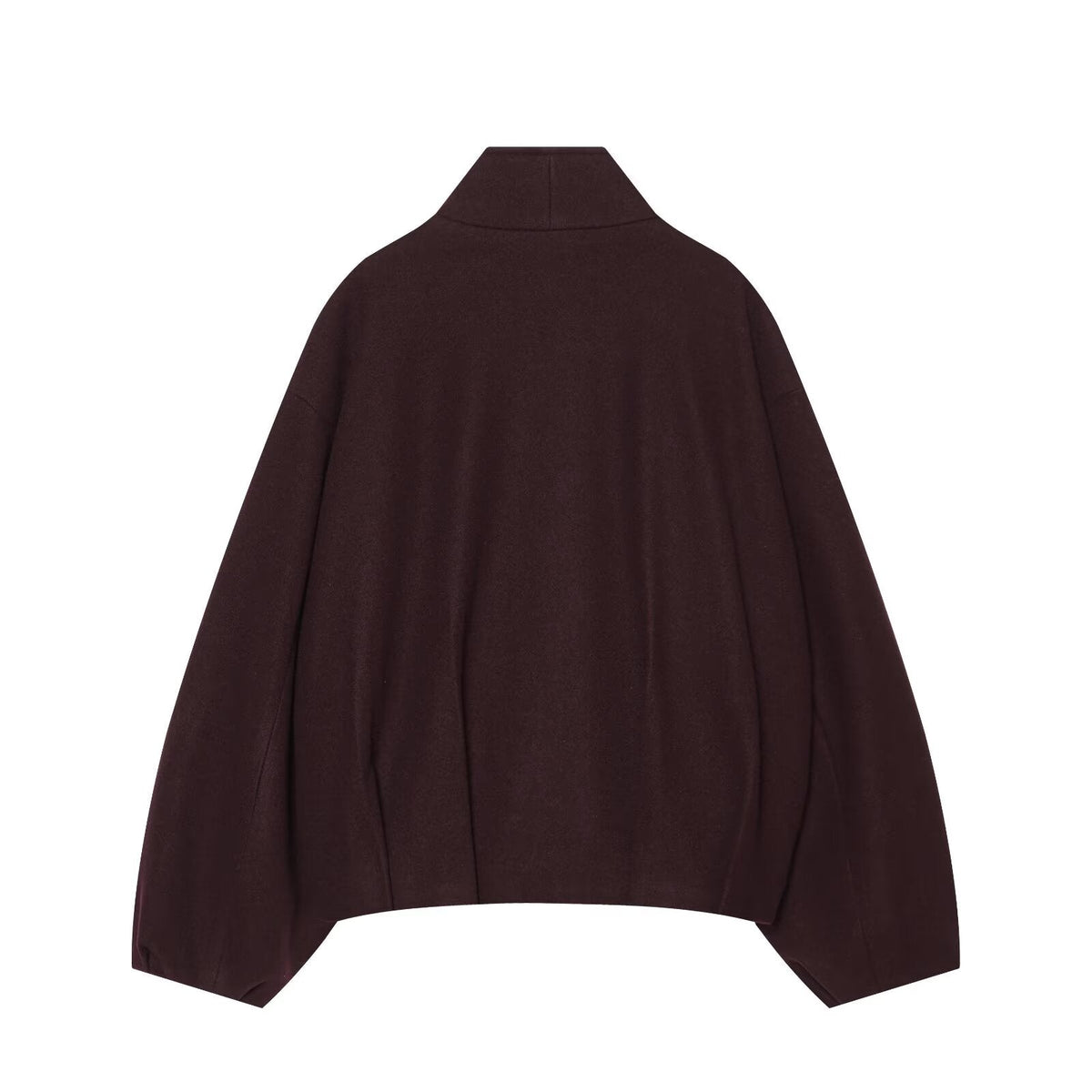 Women's standing collar single breasted jacket Coat