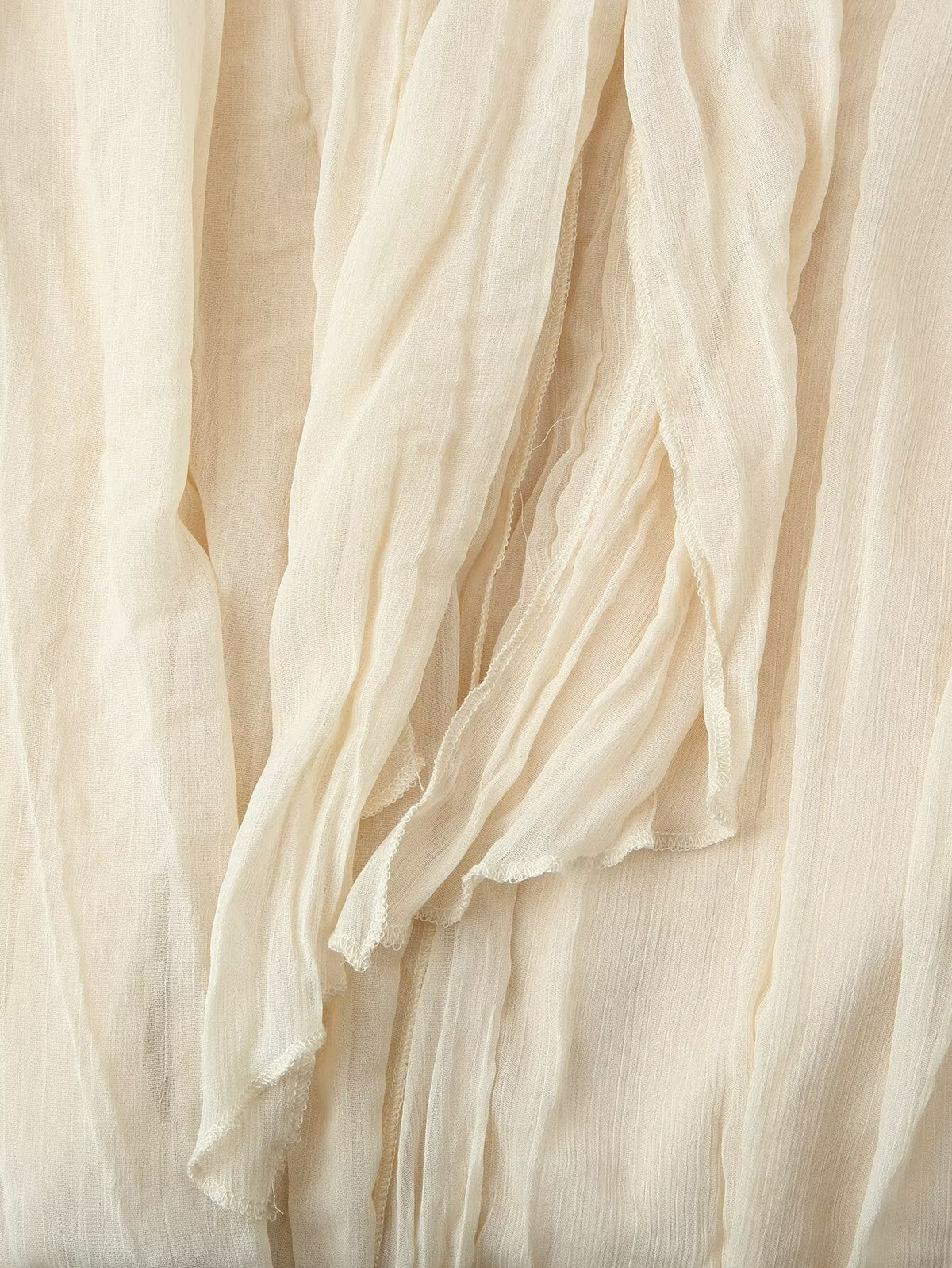 Women's new pleated long-sleeved shirt
