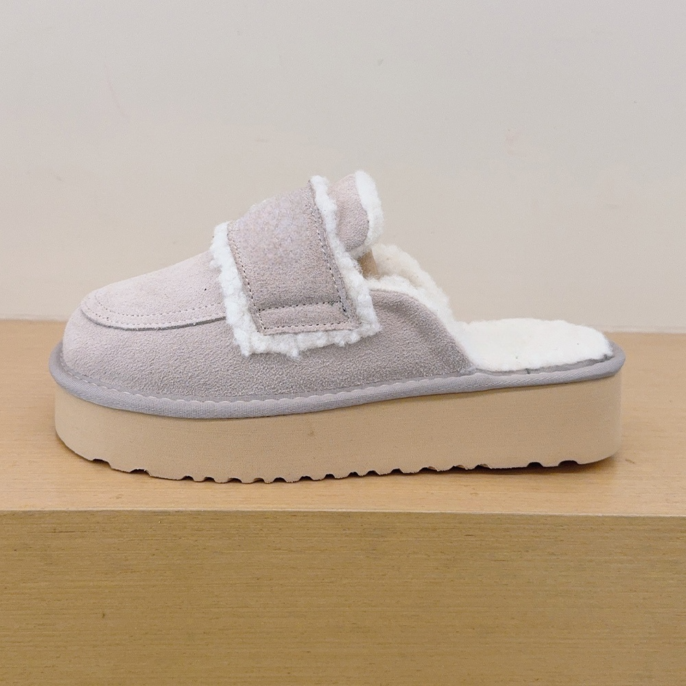 Women's new Joker thick-soled winter slippers