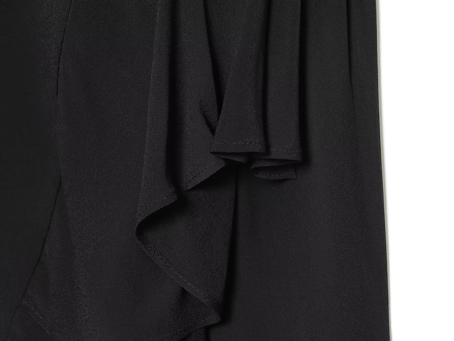 Women's casual short high O Neck shirt