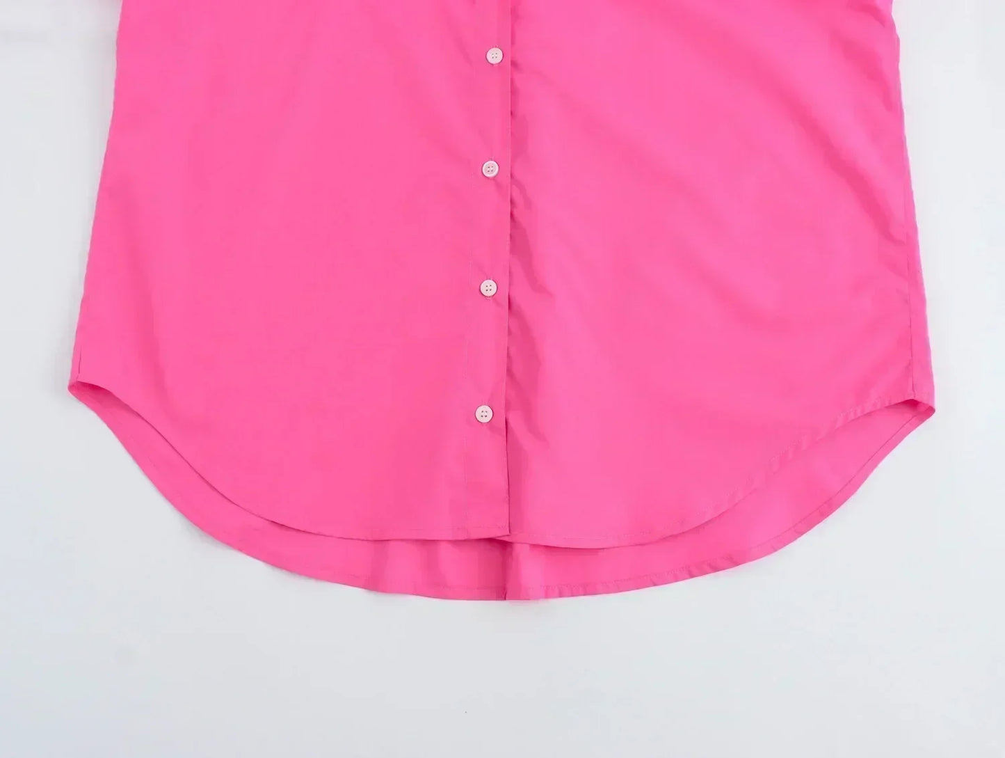 Women's 2024 New Fashion Loose Basic Style Casual Poplin Shirt Retro Long Sleeve Button up Women's Shirt Unique Top