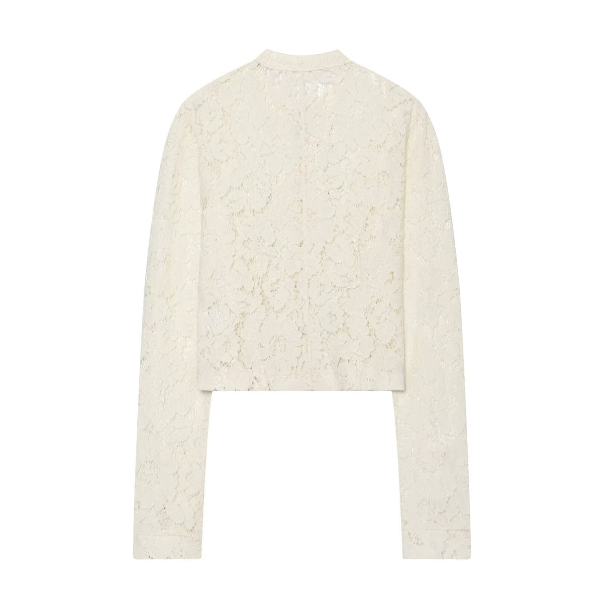 Women's short lace rope buttoned Coat