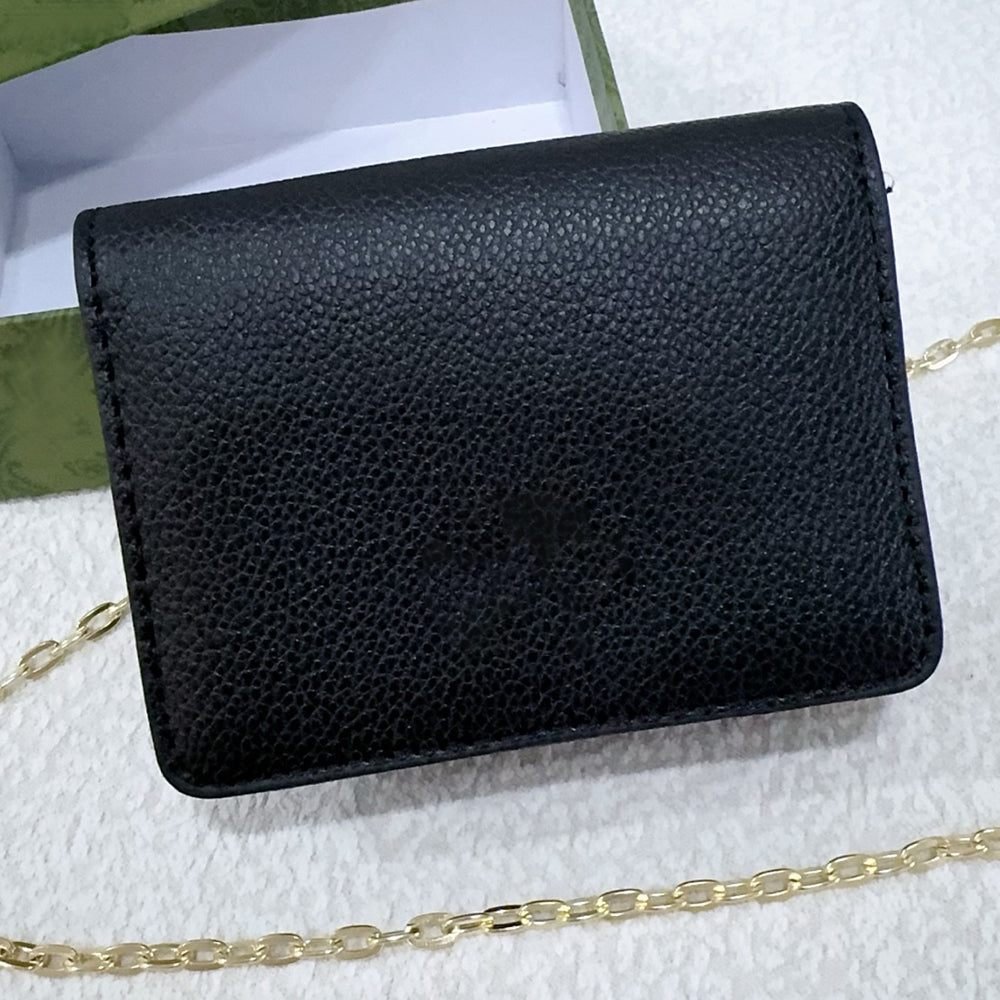 Women's new Joker metal chain flip design mini bag