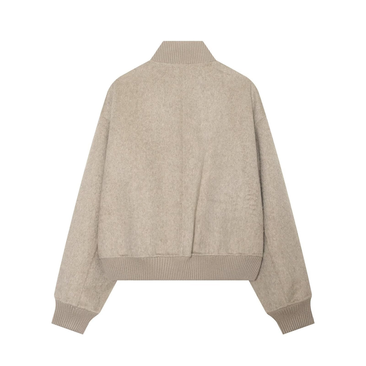 Women's comfortable wool blend pilot jacket Coat