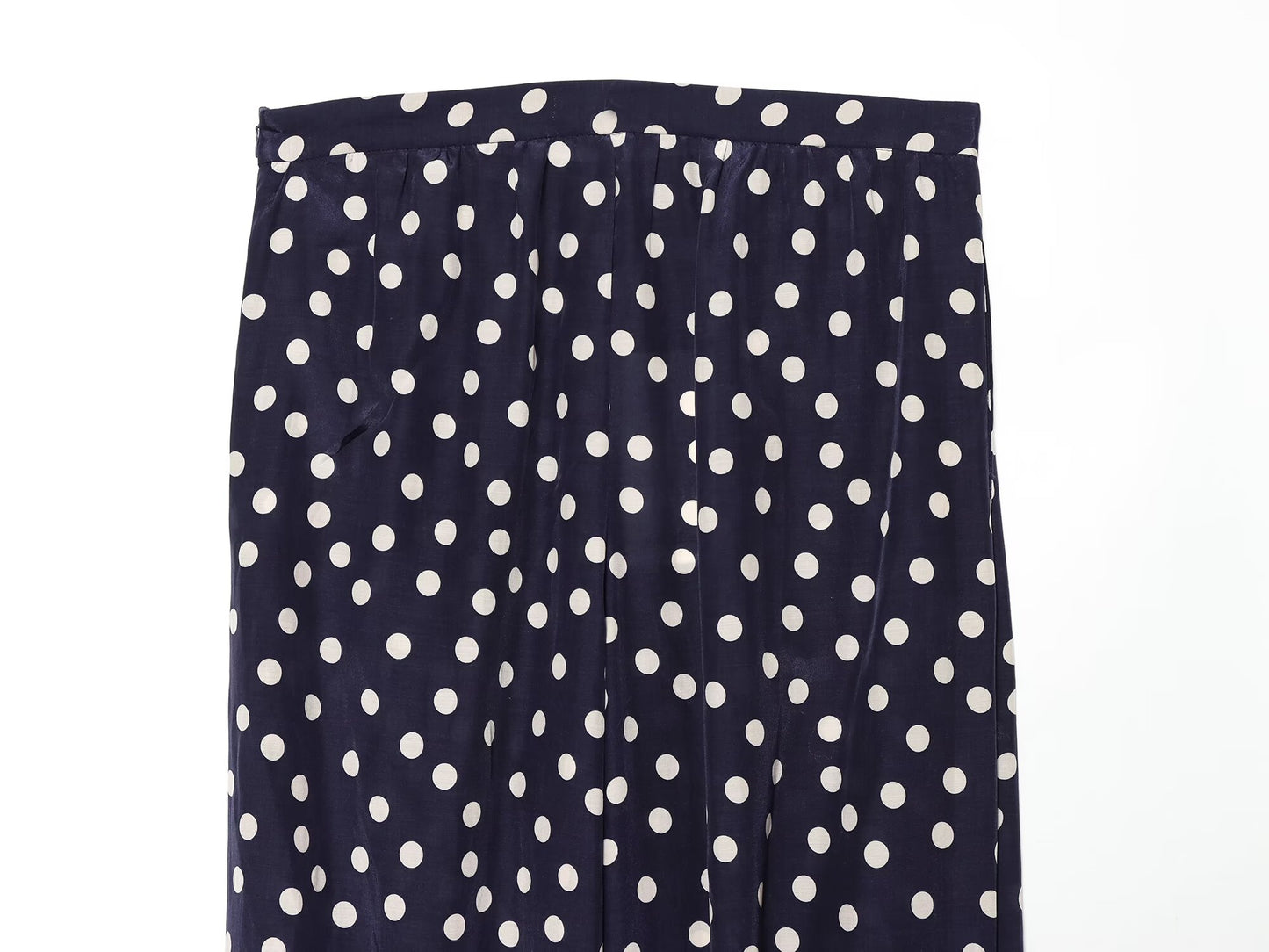 Women's bow decoration polka dot lantern pants