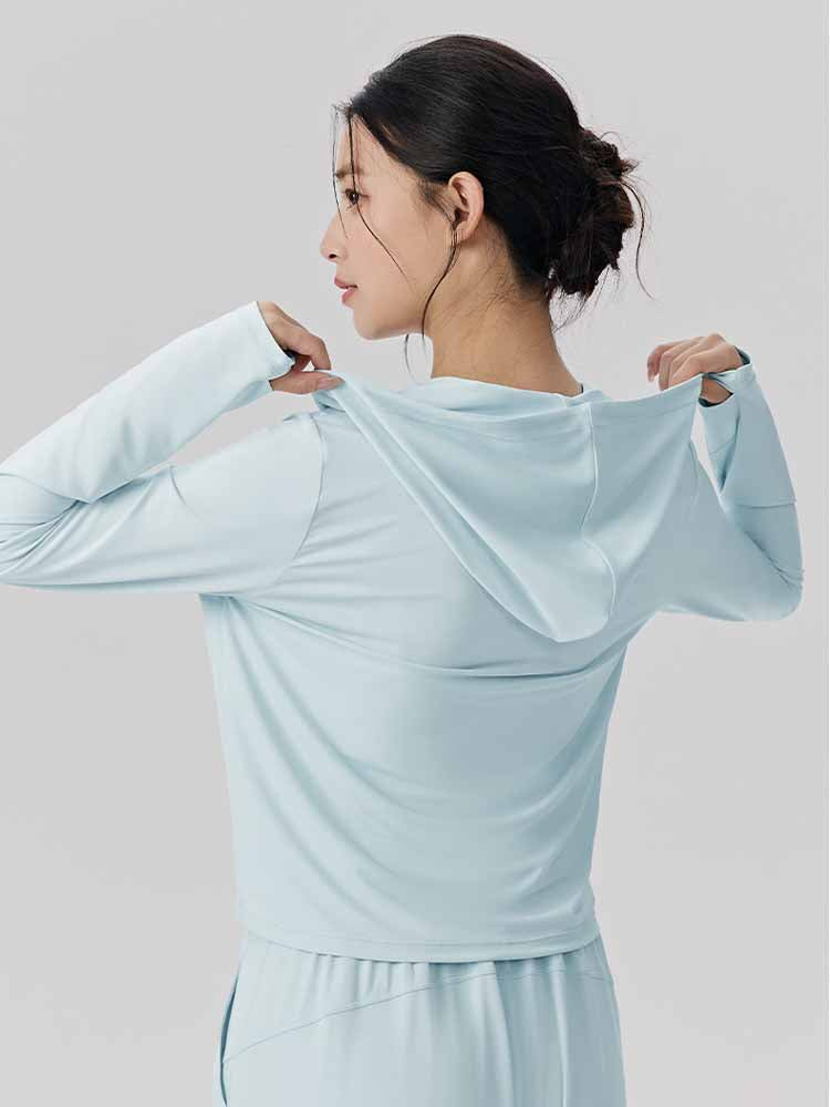 Women's 2026 new ice sunscreen breathable fitness sunscreen clothing