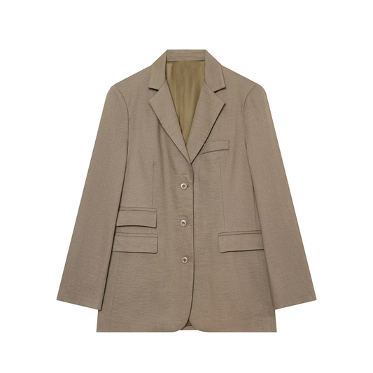 Women's flip cover decoration loose Blazer Coat