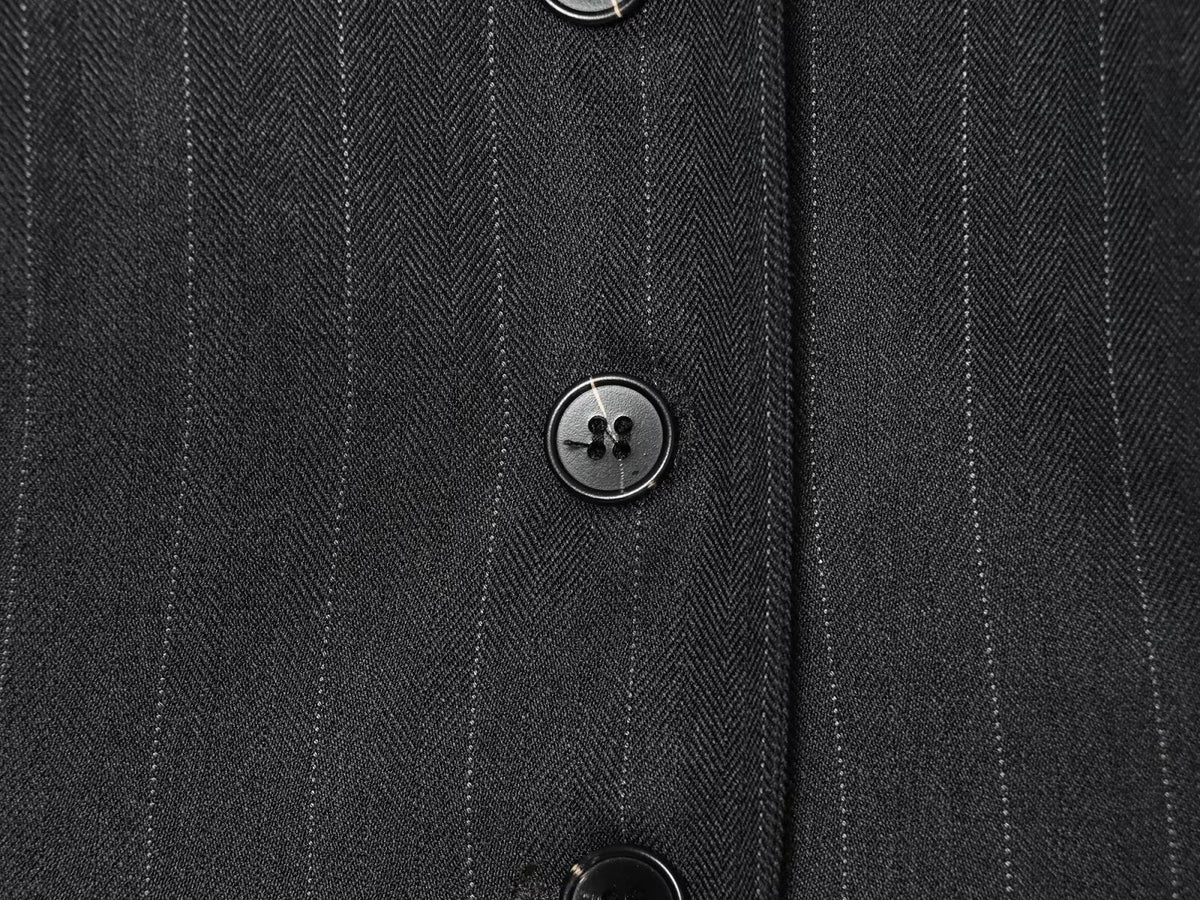 suit Women's 2 pieces short slim pinstripe vest+Pants