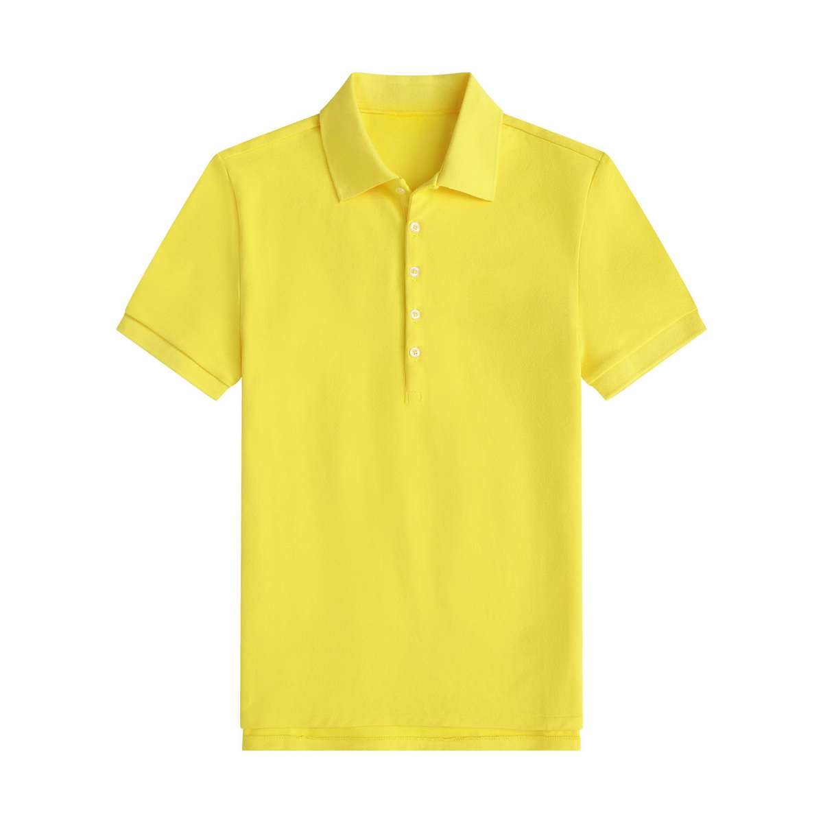 Women's new slim five-button polo shirt lapel T-shirt