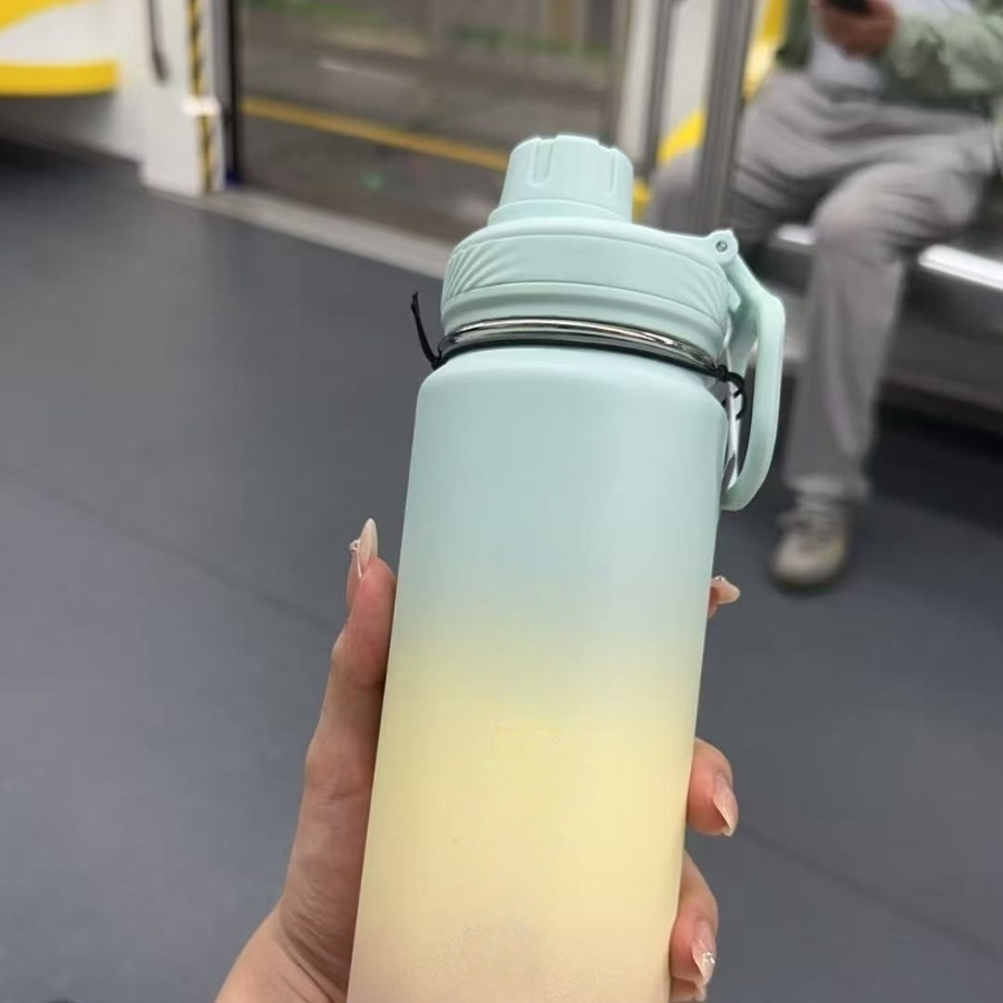 New leisure mug 710ml capacity sports kettle outdoor travel yoga pot water cup