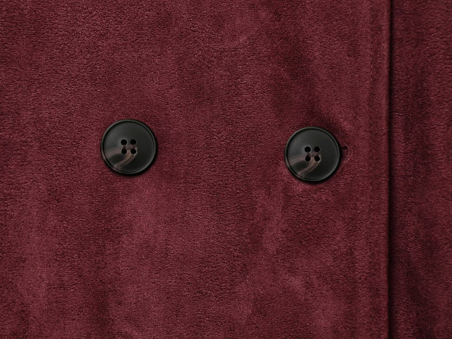 Women's with belt imitation suede jacket Coat