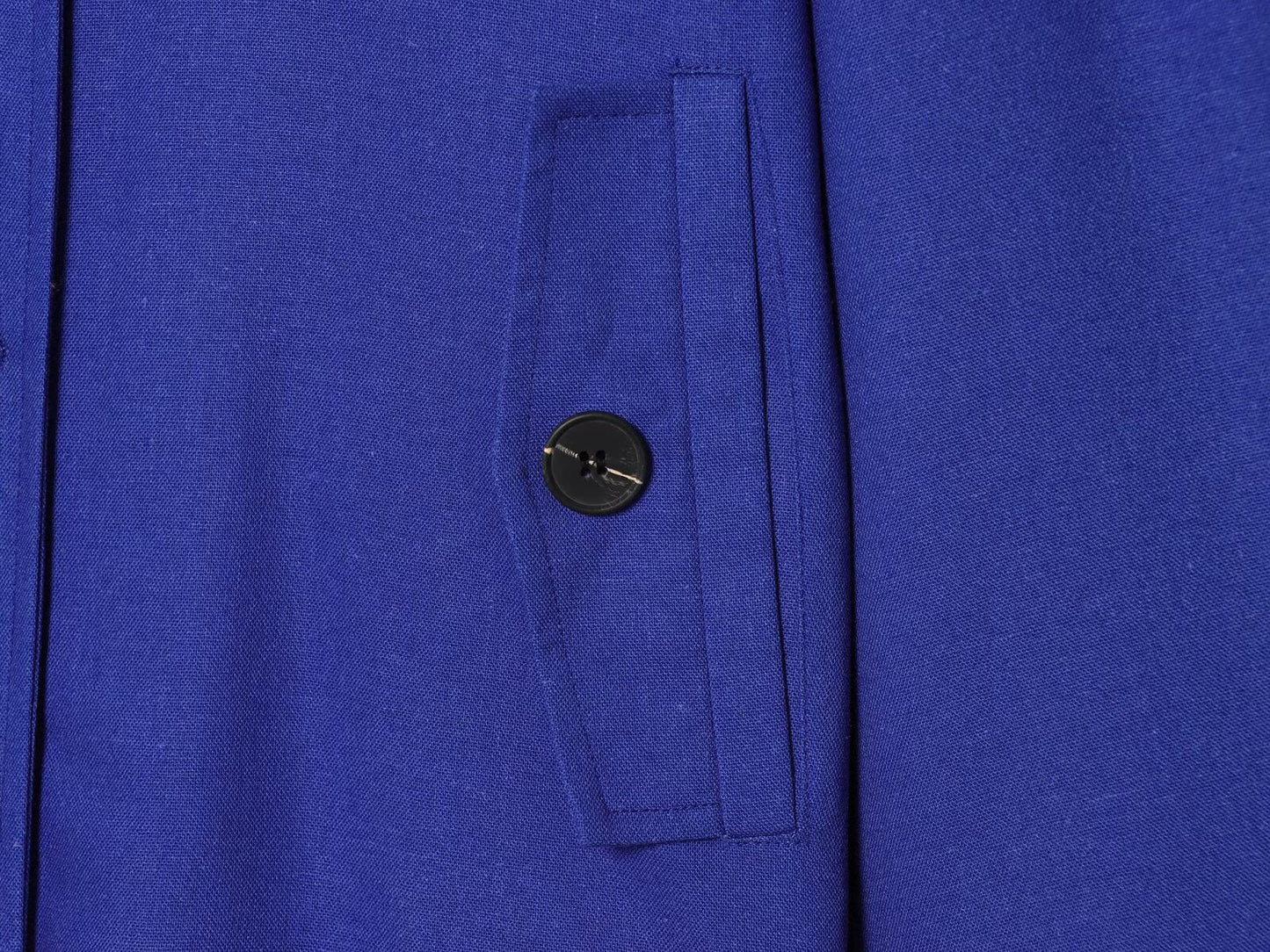 Women's standing collar linen blend Coat