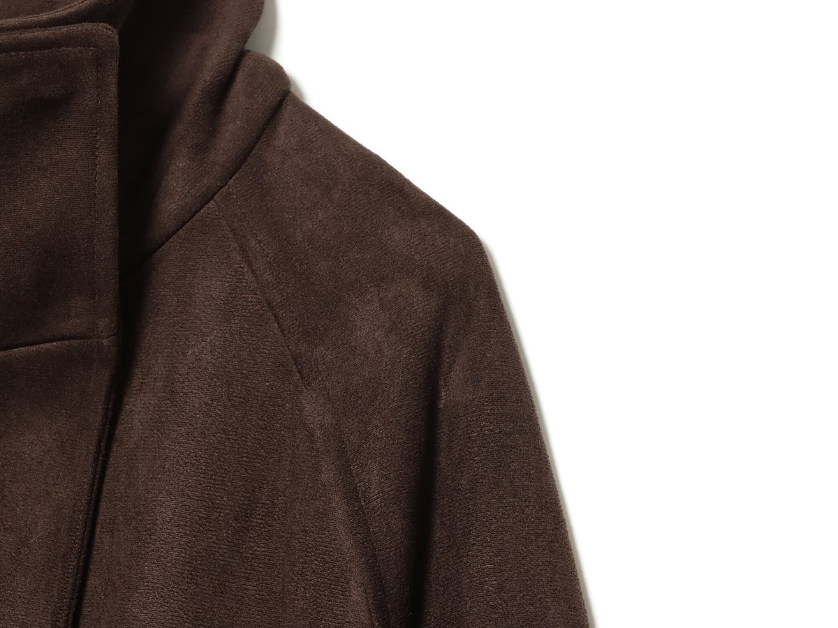 Women's with belt Anti suede effect jacket Coat