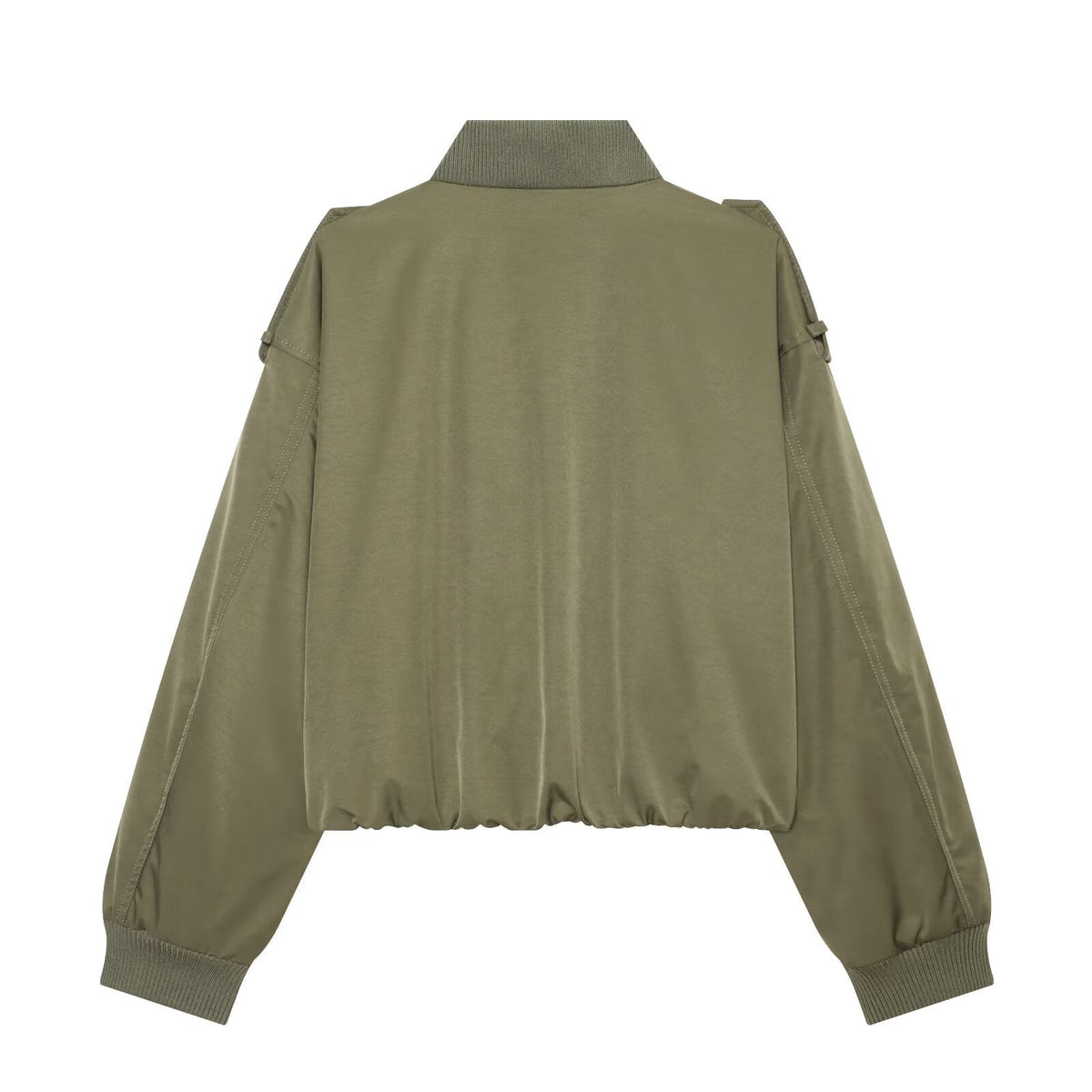 Women's trip strap decoration pilot jacket Coat