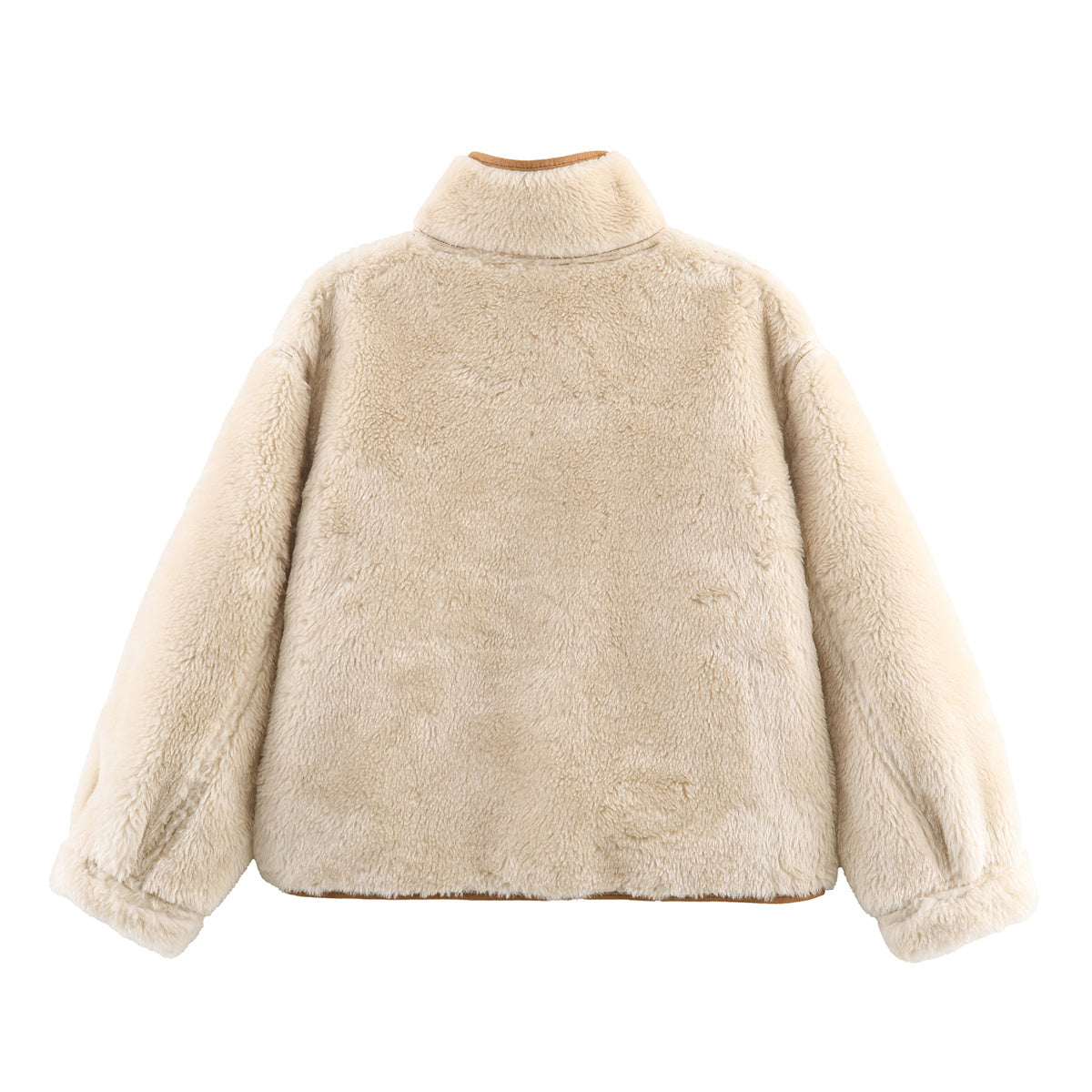 Women's reversible fleece warm jacket Coat