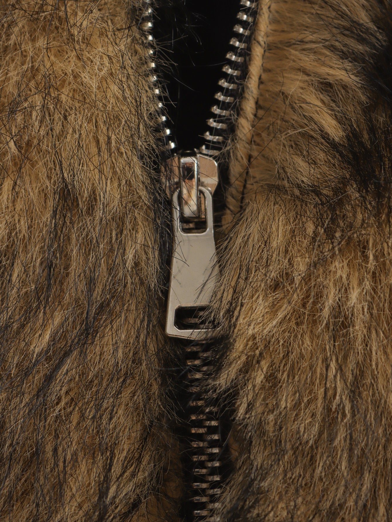 Women's new fashion short lapel Fur Faux Leather jacket Coat