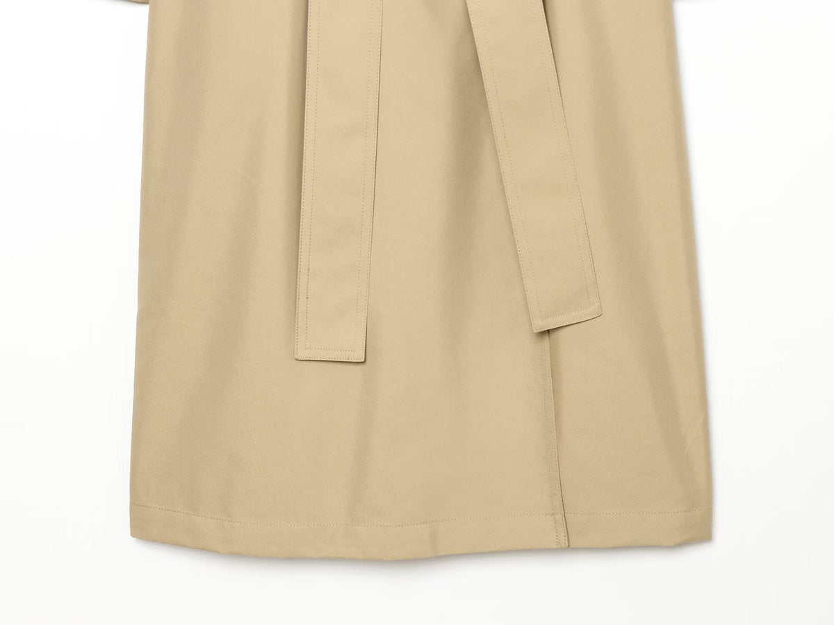 Women's loose long style double breasted windbreaker Coat