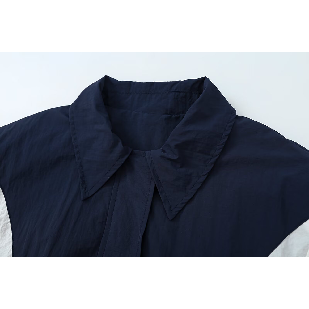 Women's Casual Patchwork Pilot Jacket Coat