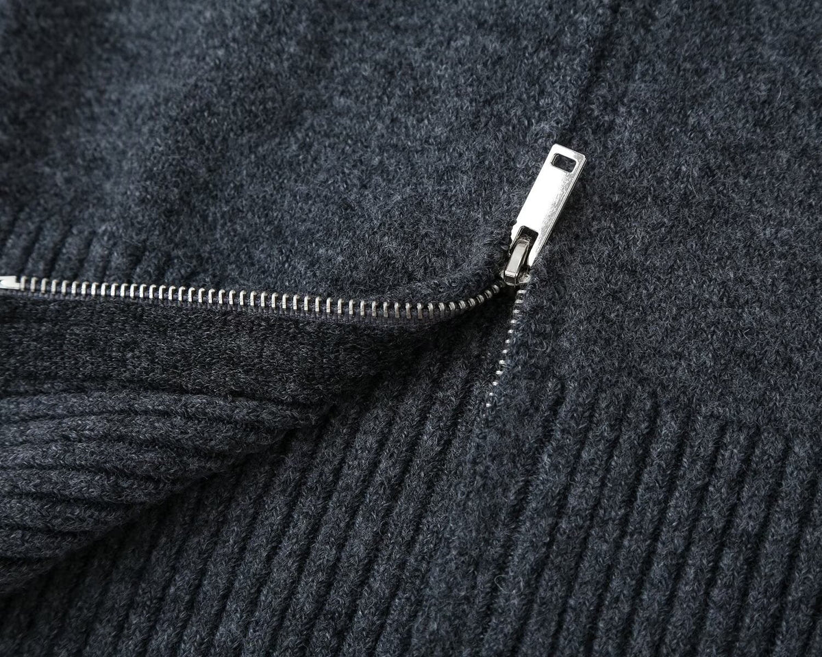 Women's soft-textured hooded knit sweatshirt
