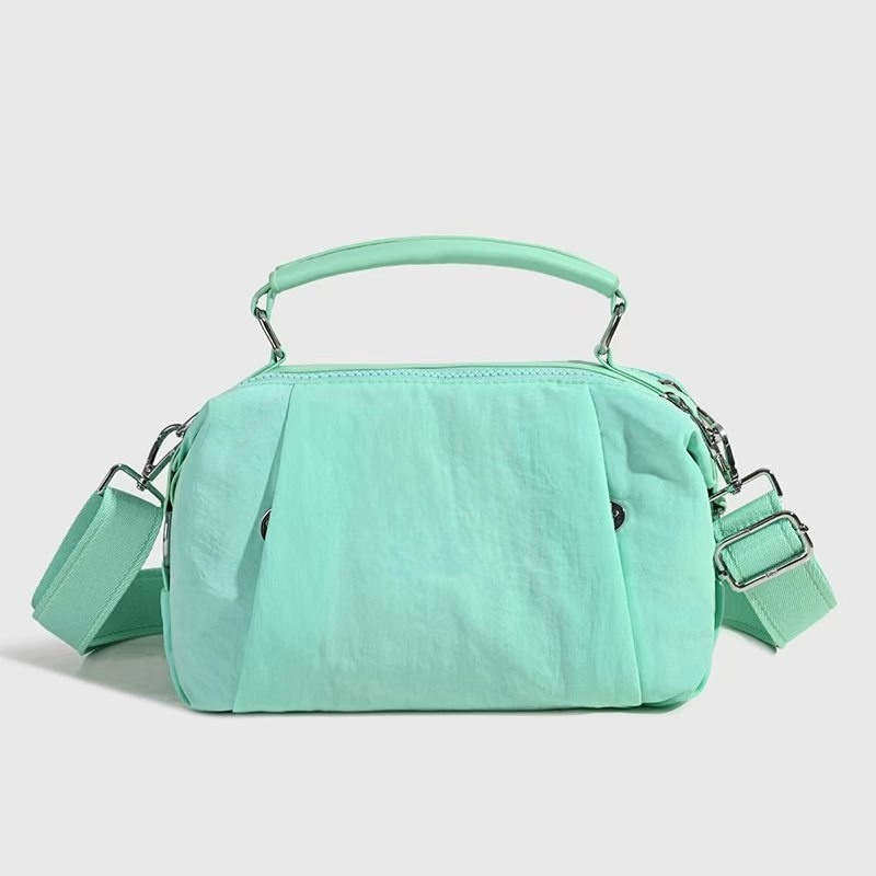 Women's new Joker double zipper design portable messenger bag