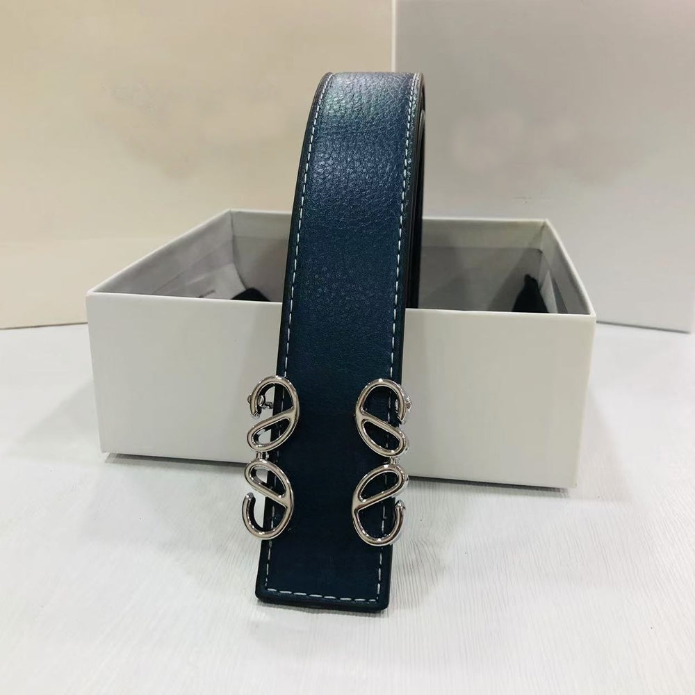 Women's new casual Joker wide belt with A Box
