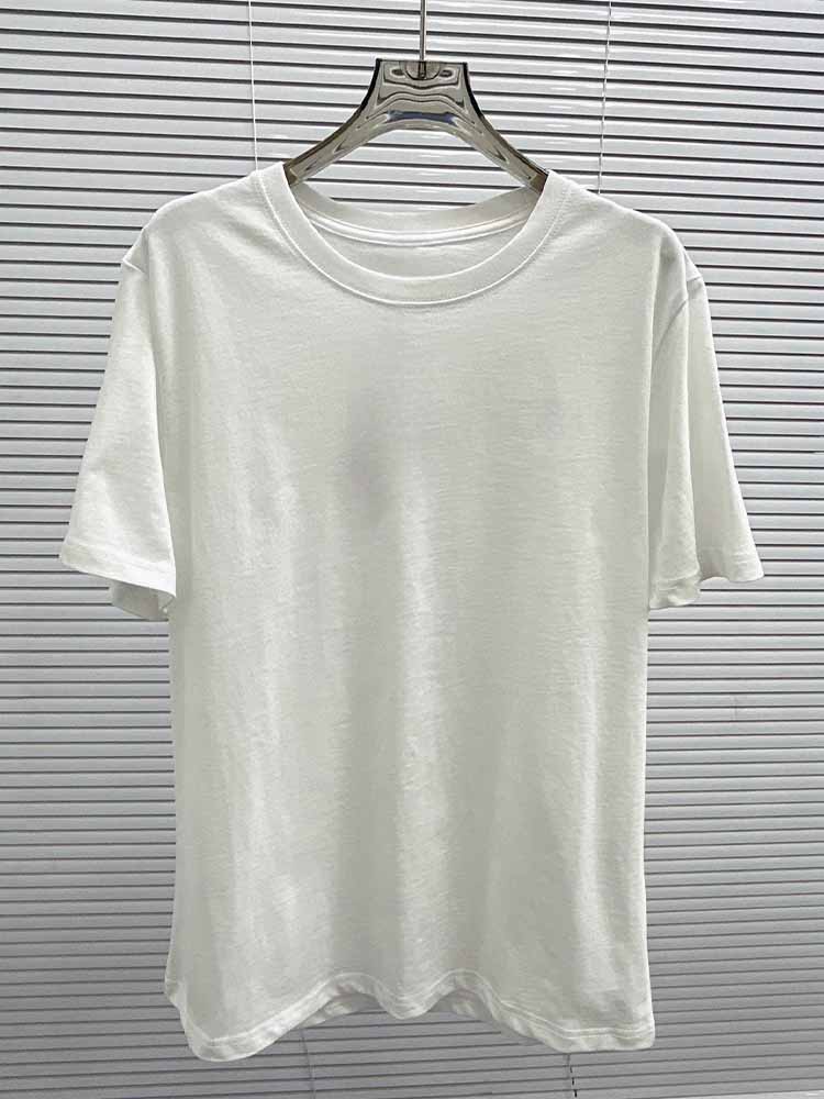 Women's new fashion round neck short sleeve cotton casual T-shirt