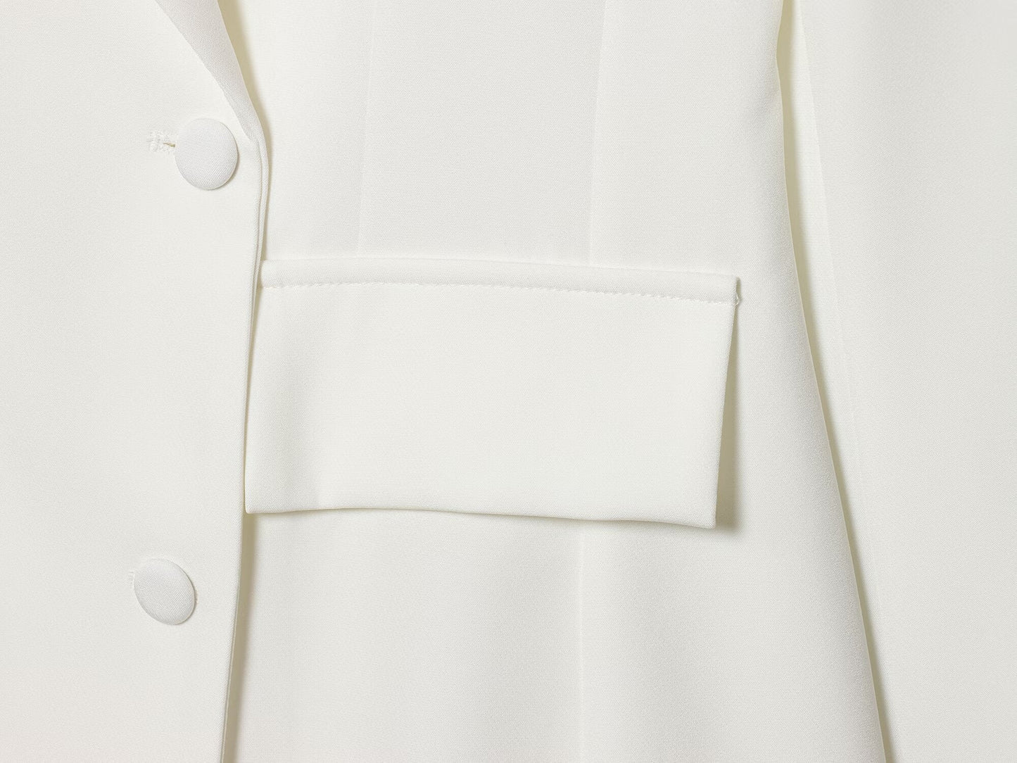 Women's solid slim double breasted Blazer Coat