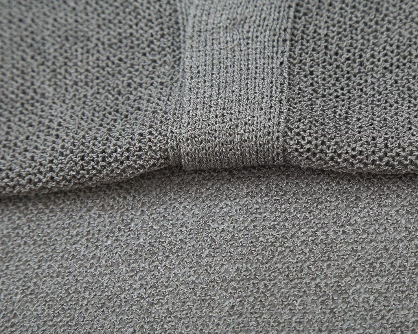 Women's round-necked button-up knit Coat