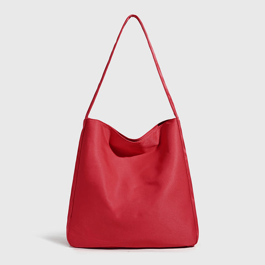 Women's new leisure wide shoulder strap one-shoulder large capacity bag