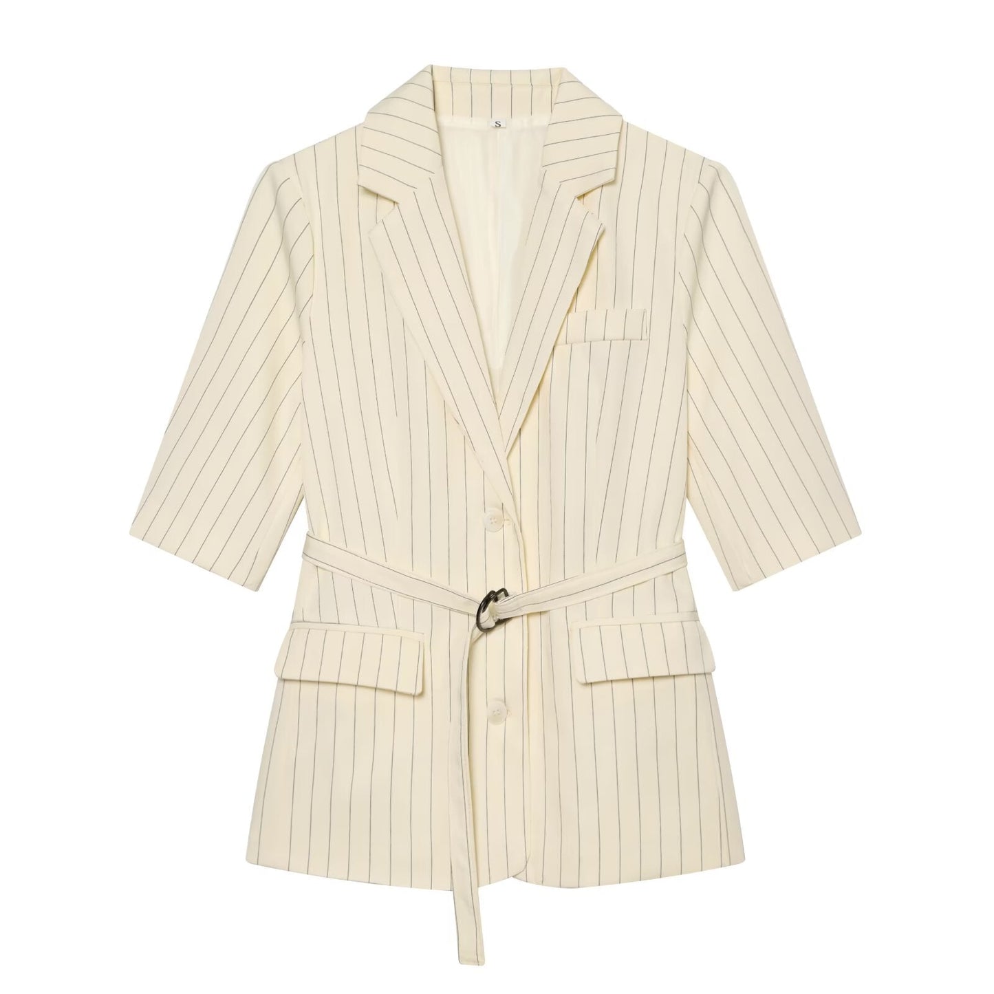 suit Women's 2 pieces five quarter sleeve lace up  Blazer Coat+shorts