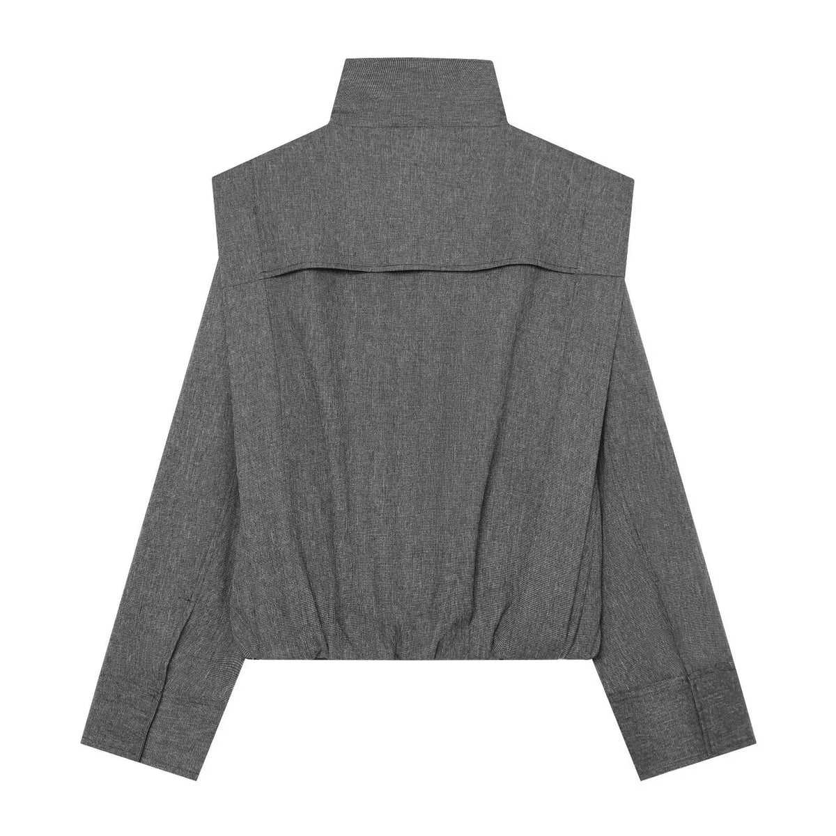suit Women's 2 pieces strap decorative side zipper jacket Coat+Pants