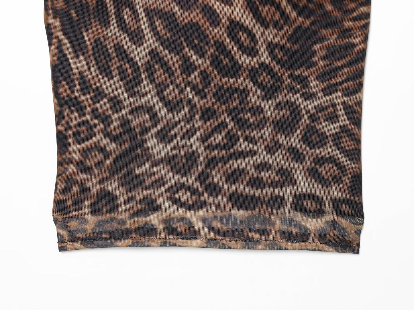 suit Women's 2 pieces animal print tulle top+Skirts