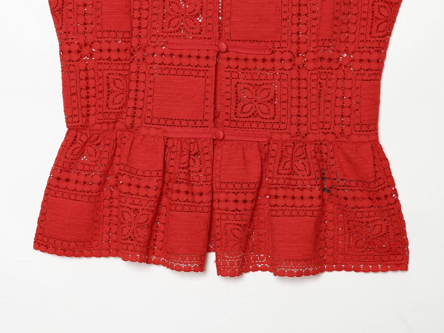 suit Women's 2 pieces rope knot buckle lace top+shorts