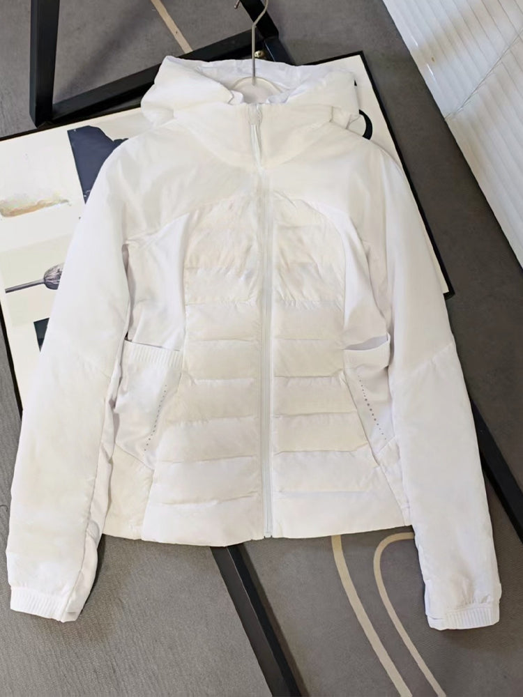 LU women's new slim thin warm down jacket