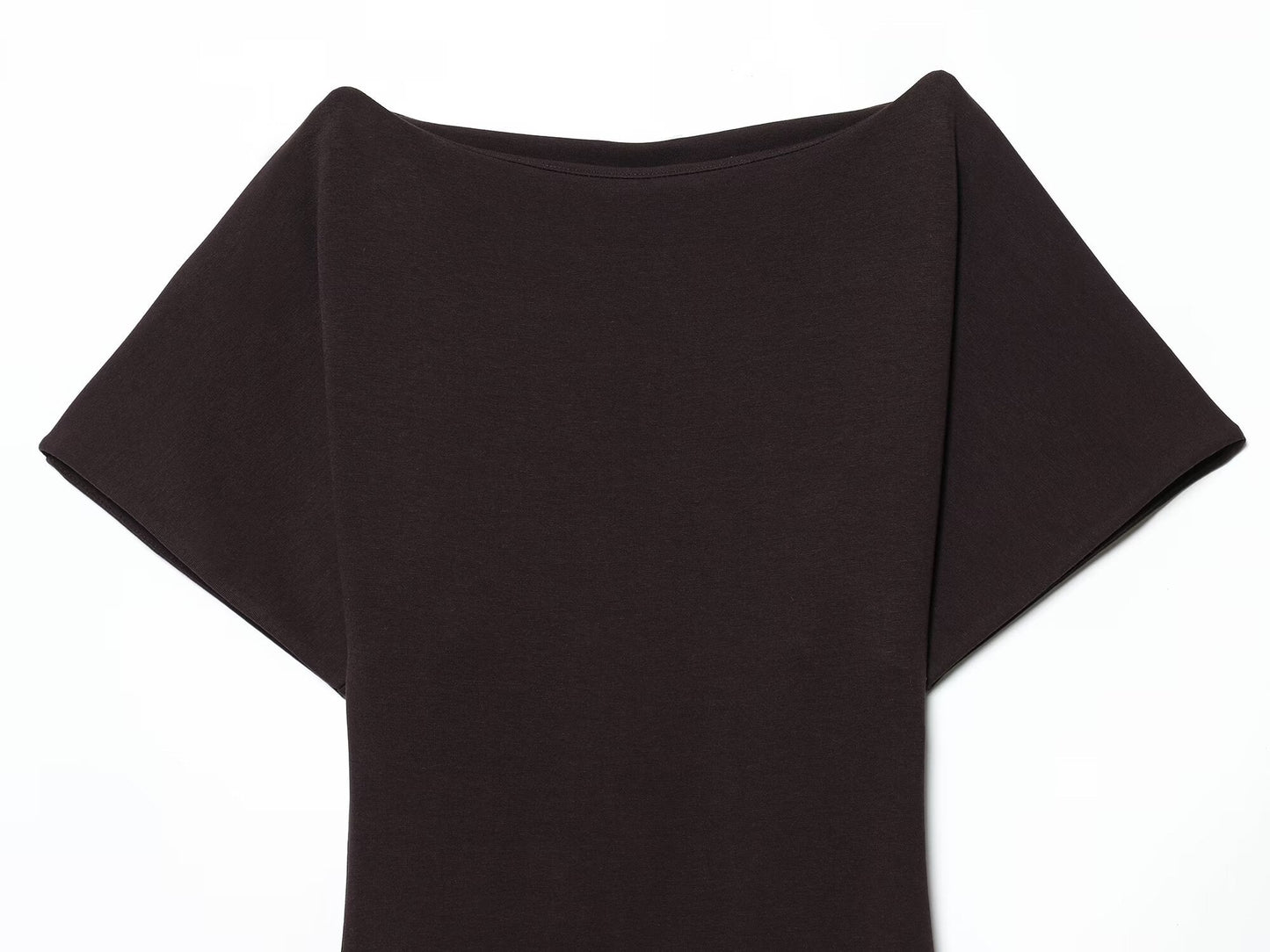Women's slim short sleeved patchwork dress
